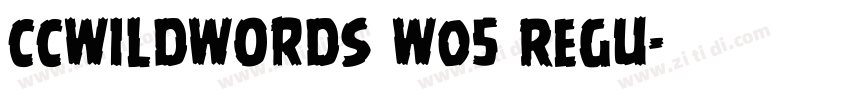 CCWildWords W05 Regu字体转换